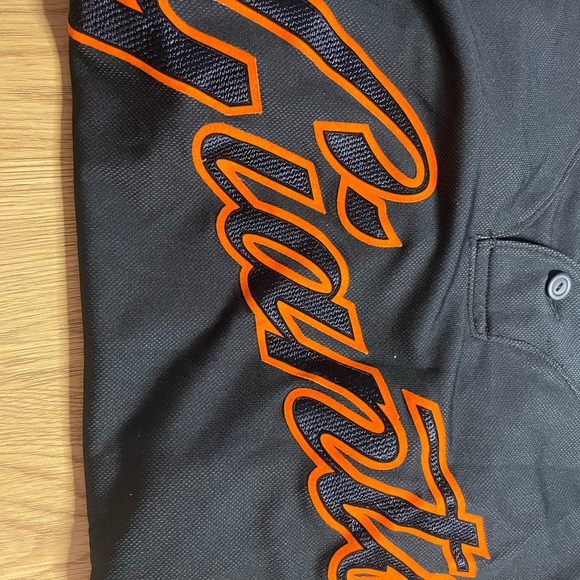 VINTAGE Black and Orange San Francisco Giants Baseball Jersey Authentic - Picture 6 of 7